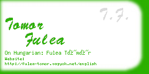 tomor fulea business card